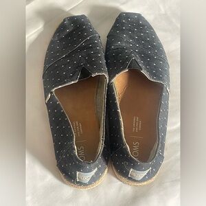 Toms Black Espadrilles Slip-On Shoes